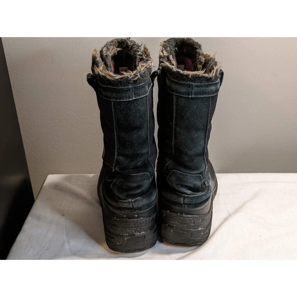 The North Face Faux Fur Womens Girls Winter Snow Boots Size US 7 Pink - Picture 4 of 6